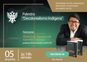 Professor convidado palestra sobre 'Decolonialismo Ind�gena'
