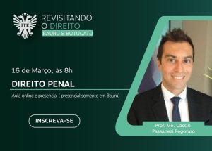 Direito Penal ser� o tema do Redi deste s�bado