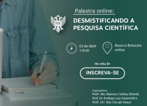 Palestra desmistifica a pesquisa cient�fica