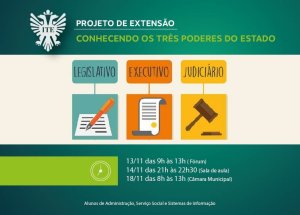 Projeto de extens�o apresenta os Tr�s Poderes