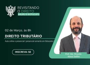 Redi destaca o Direito Tribut�rio neste s�bado