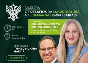 Juza palestra sobre os desafios da magistratura