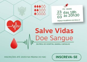 ITE realiza campanha de doa��o de sangue no pr�ximo dia 23