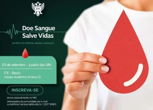 Doe sangue e salve vidas!