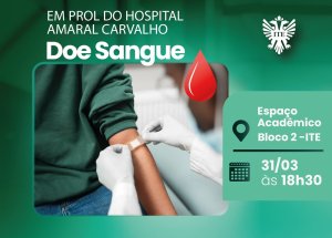 Doa��o de sangue beneficiar� HAC