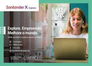 'Santander X' segue com inscri��es abertas