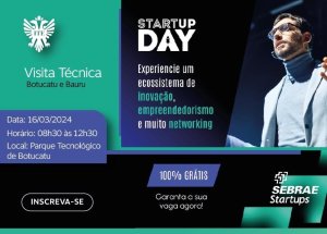 Visita t�cnica leva ao '10� Startup Day' neste s�bado