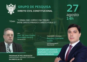 Palestra detalha o 'formalismo jurdico'