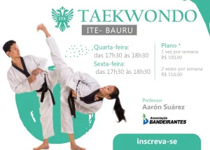 ITE agora tem aulas de Taekwondo