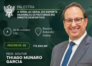 Palestra explica mudan�as no Direito Desportivo