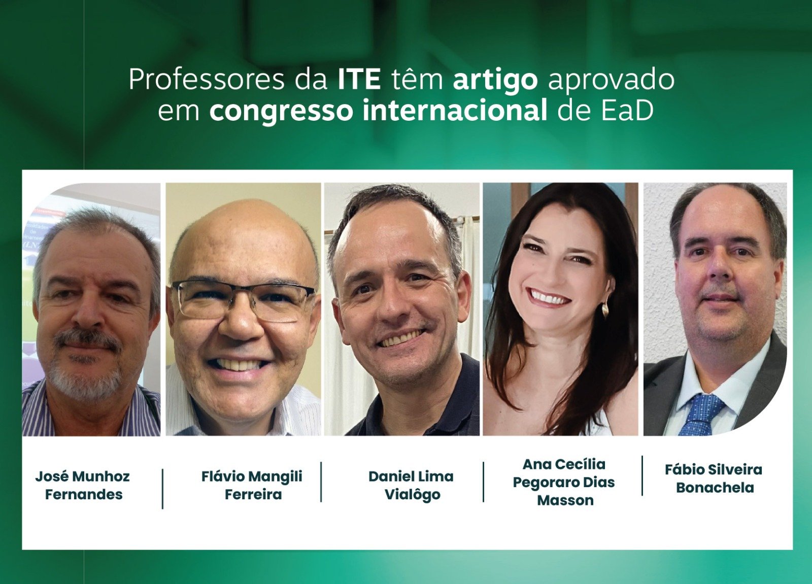 Iteanos t�m trabalho cient�fico aprovado em congresso internacional de EaD