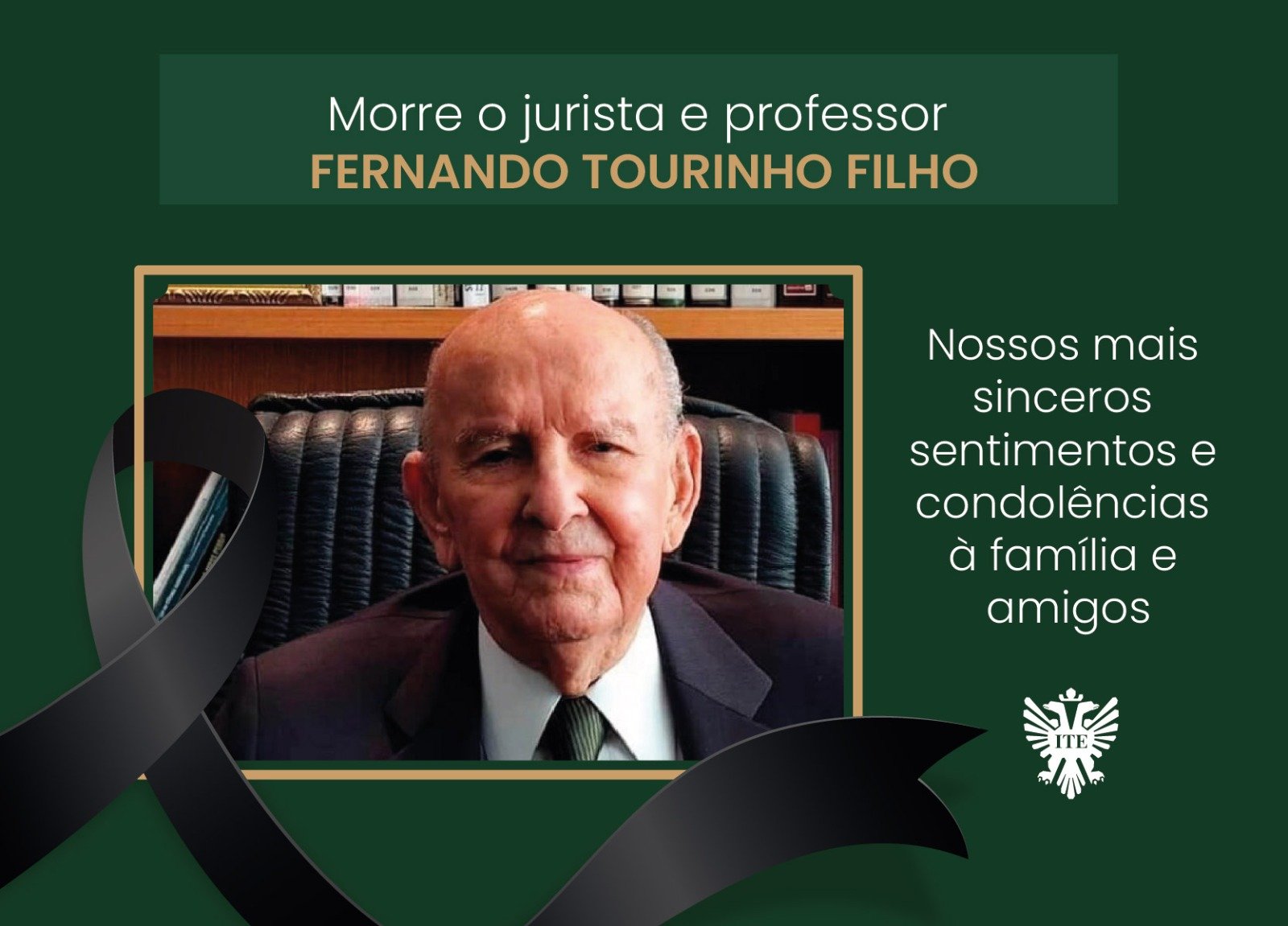 Morre o jurista e professor Fernando Tourinho Filho