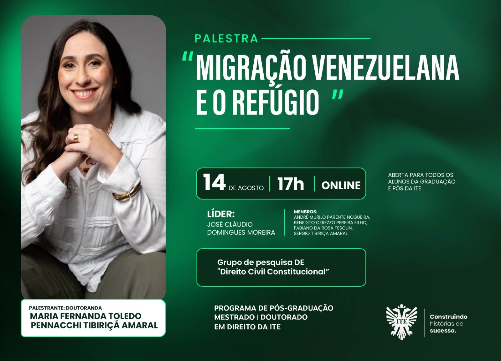 Palestra detalha a migra��o venezuelana e o ref�gio