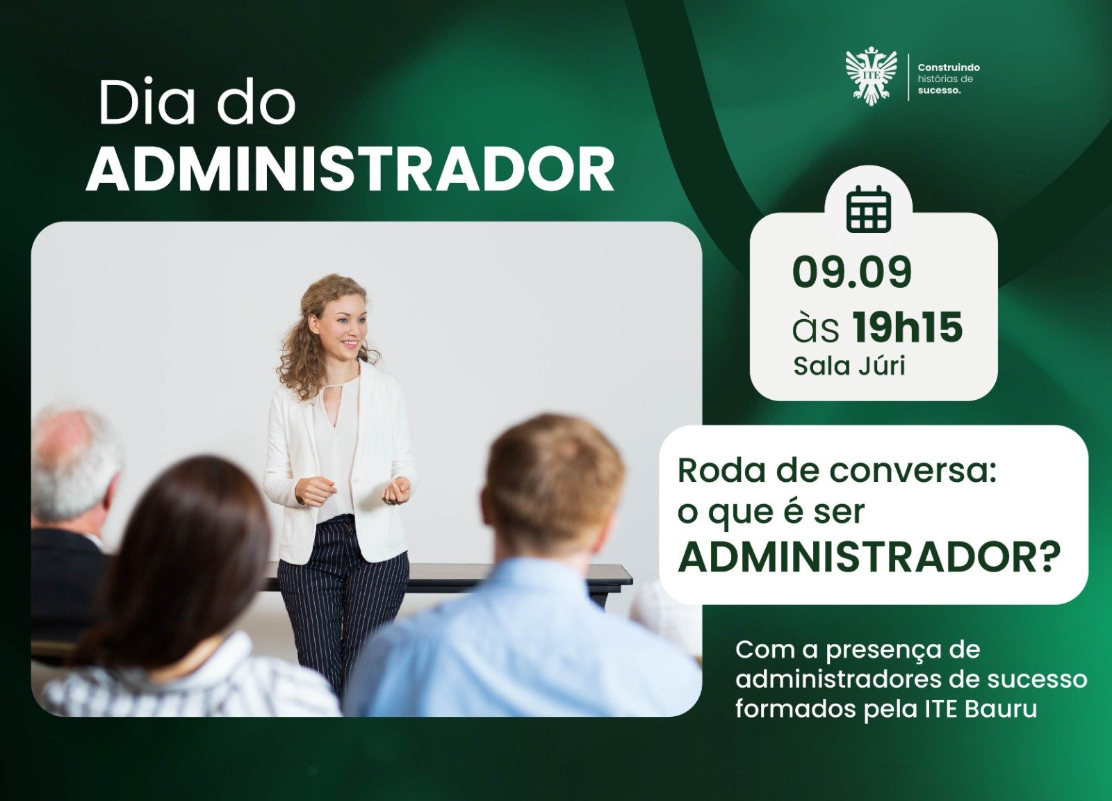 Roda de conversa celebra o Dia do Administrador na ITE Bauru