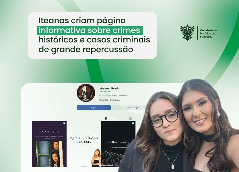 Extens�o: alunas do Direito criam p�gina no Instagram sobre crimes hist�ricos