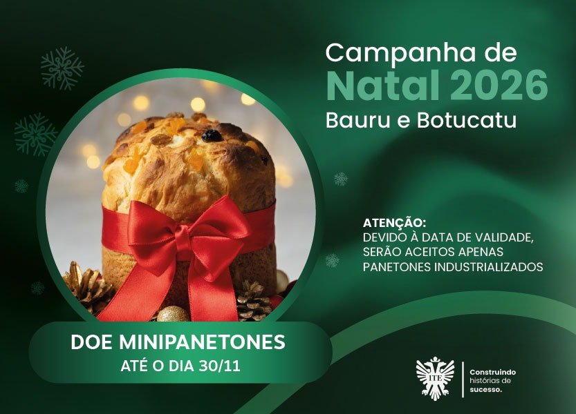 Campanha de Natal arrecada minipanetones em Bauru e Botucatu