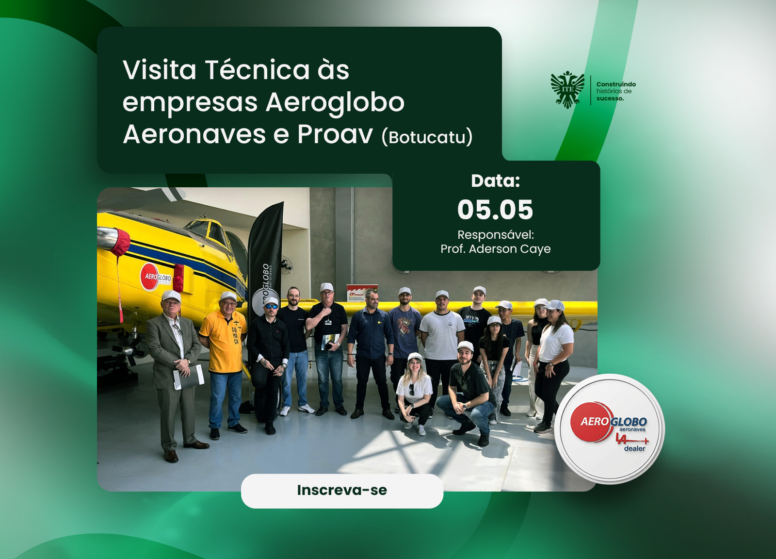 Visita t�cnica levar� � Aeroglobo e Proav