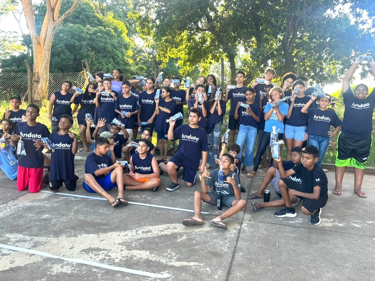 Campanha da ITE arrecadou doces para as crian�as da Fundato