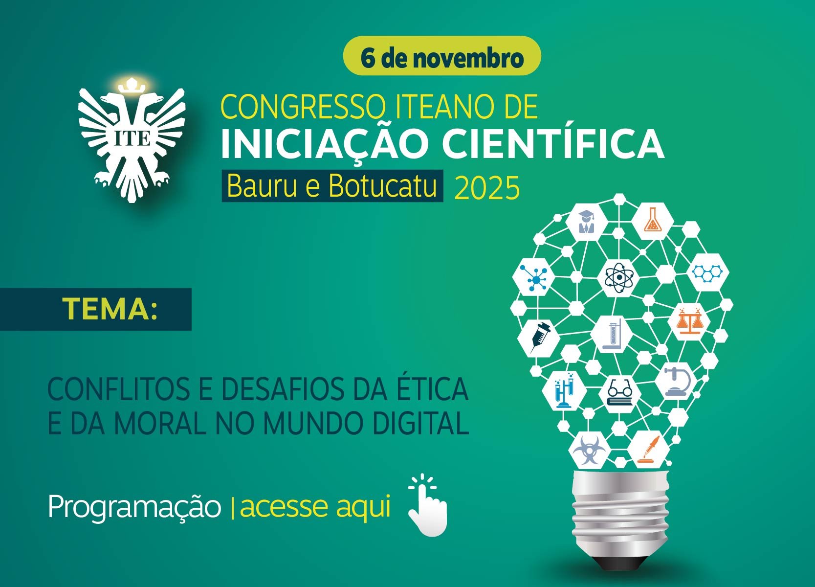 Nesta quinta tem Congresso Iteano de Iniciao Cientfica