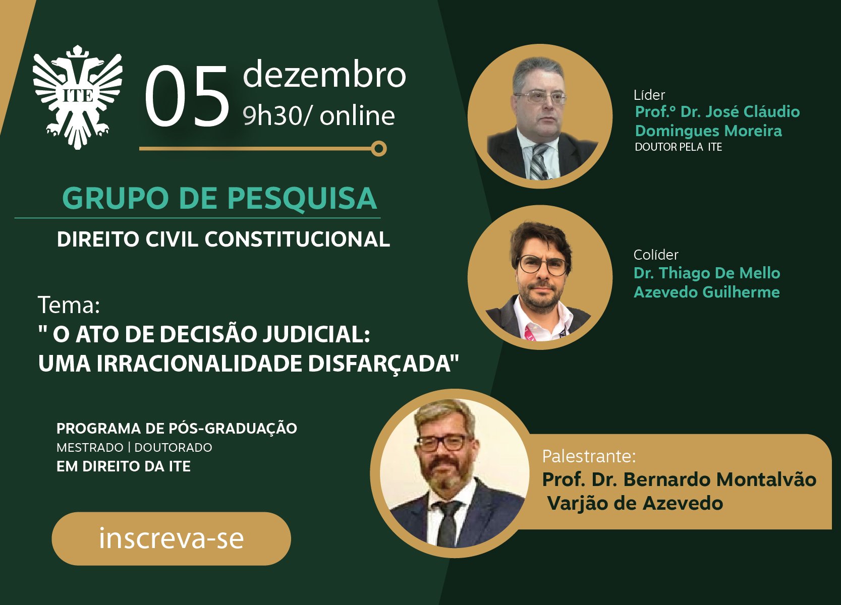 Direito Civil Constitucional oferece palestra nesta sexta-feira