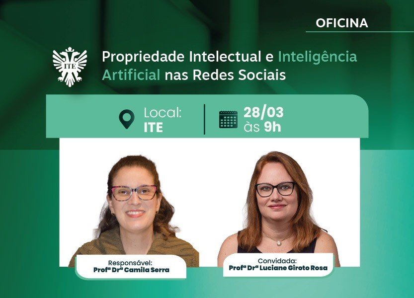 Oficina ensina sobre Propriedade Intelectual e IA nas redes sociais